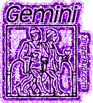 Purple Gemini Glitter Graphic Glitter Graphic, Greeting, Comment, Meme ...